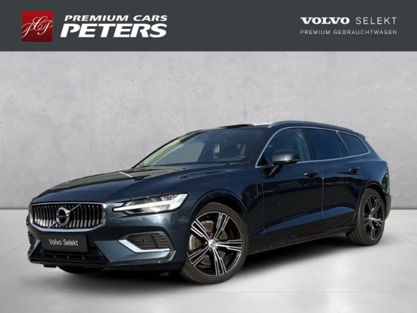 Volvo V60 Inscription T6 19''LM AHK Pilot Assist DAB Harman Bleu - 1
