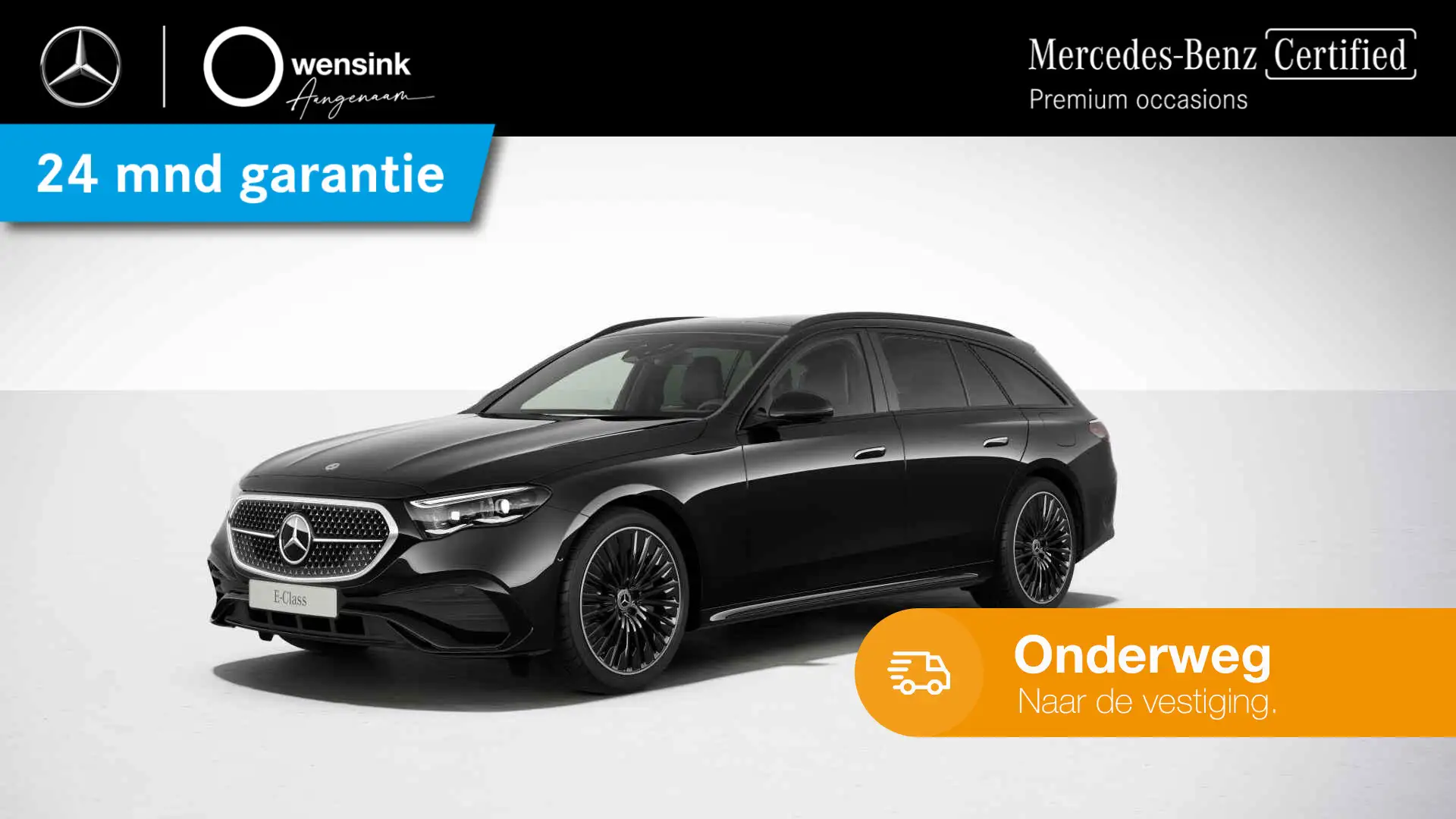 Mercedes-Benz E 300 Estate de AMG Line | 102.929 euro nieuwprijs | Pre Negro - 1