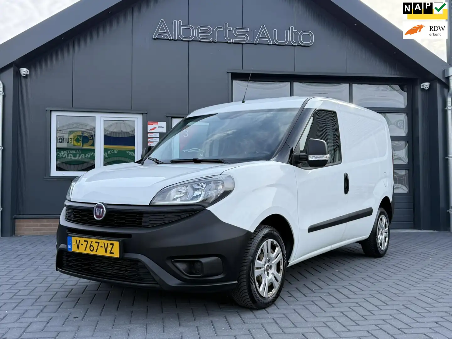 Fiat Doblo Cargo 1.3 MJ L1H1 Actual | AIRCO | CRUISE | EURO6 Blanc - 1
