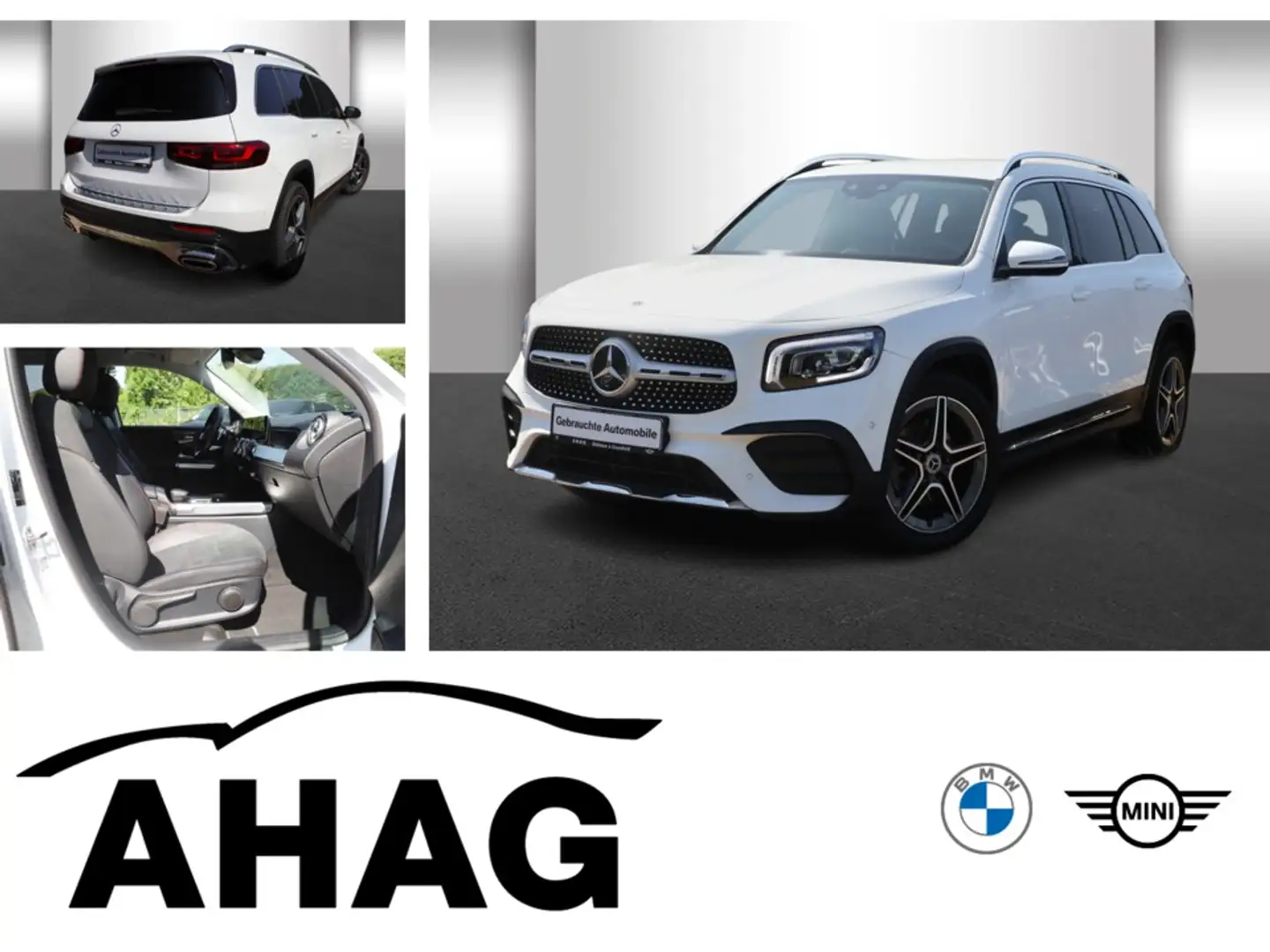 Mercedes-Benz 220 GLB220d 4MATIC AMG DCT AHK Business MBUX LED RFK Blanc - 1