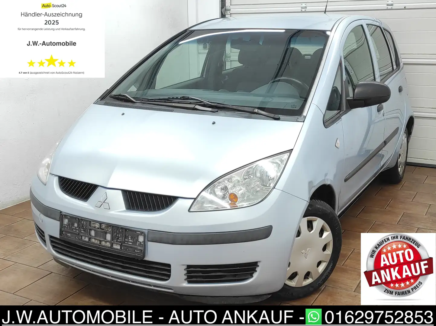 Mitsubishi Colt 1.3 Instyle *TÜV 05-2026* KLIMA ALLWETTER BC ZV Silber - 1