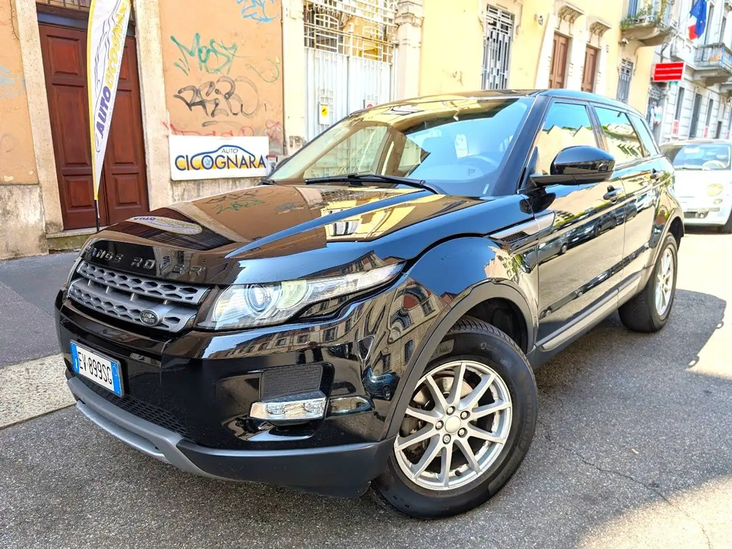 Land Rover Range Rover Evoque 2.2 td4 Pure 150cv autom 9 marce UNIPROPRIETARIO Чорний - 1