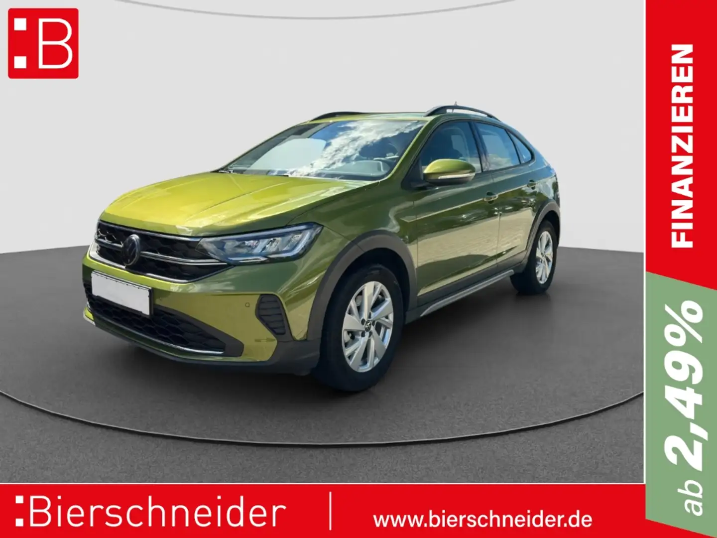 Volkswagen Taigo 1.0 TSI Life AHK NAVI LED SHZ PARKP Grün - 1