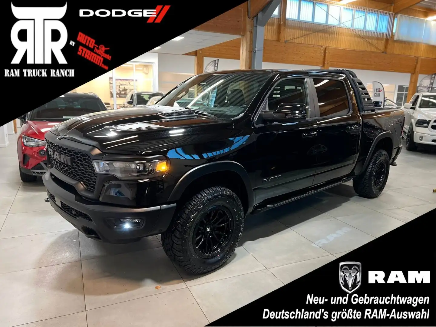 Dodge RAM 1500 Rebel Night Premium 3.0L MY25 RTR Umbau Schwarz - 1