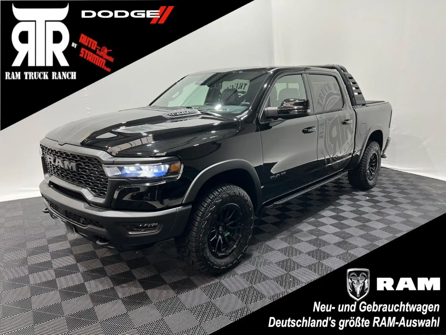 Dodge RAM 1500 Rebel Night Premium 3.0L MY25 RTR Umbau Schwarz - 1