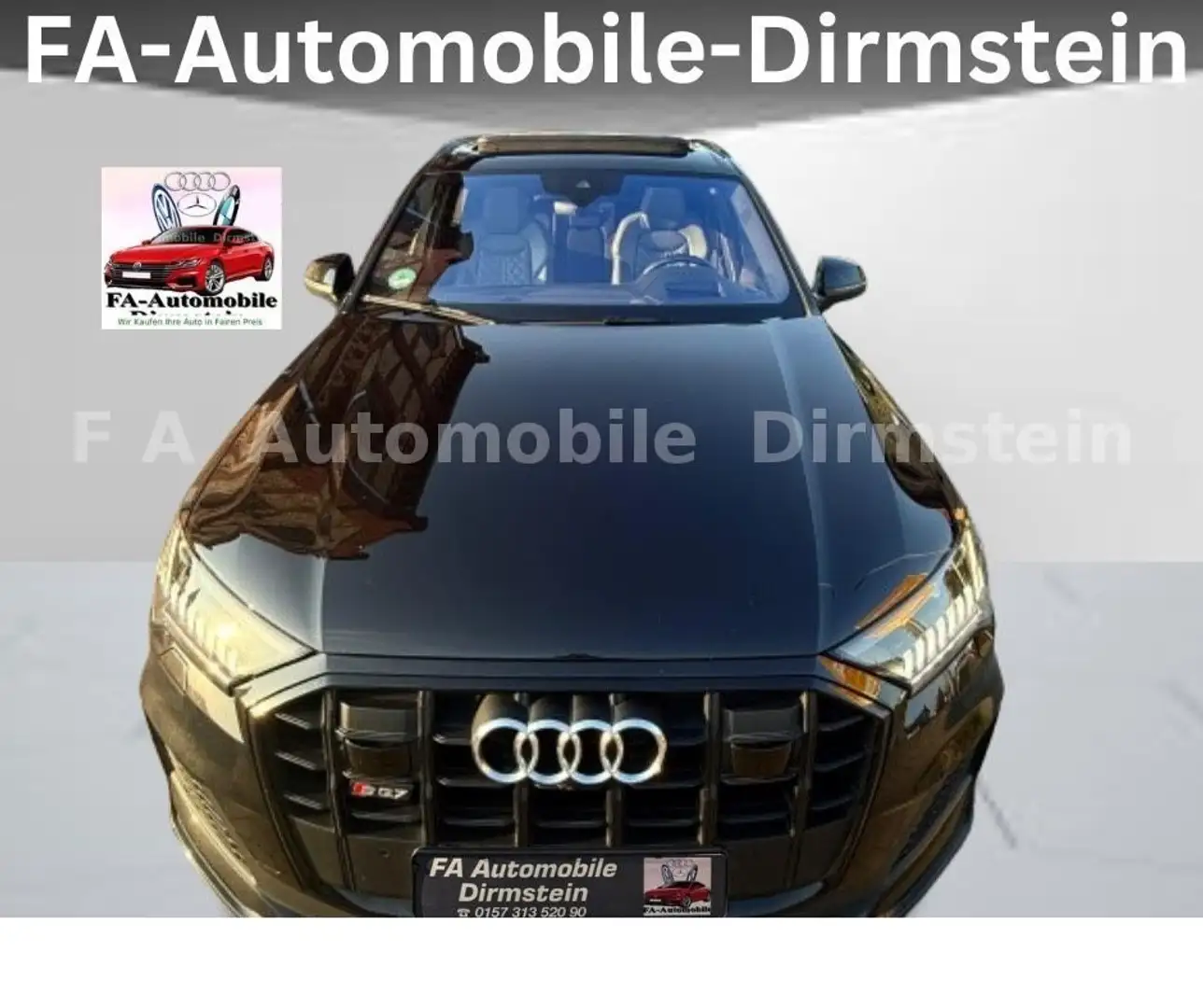 Audi SQ7 4.0 TDI Quattro/Matrix/7SITZ/NAV/KAM360/PANO Negro - 2