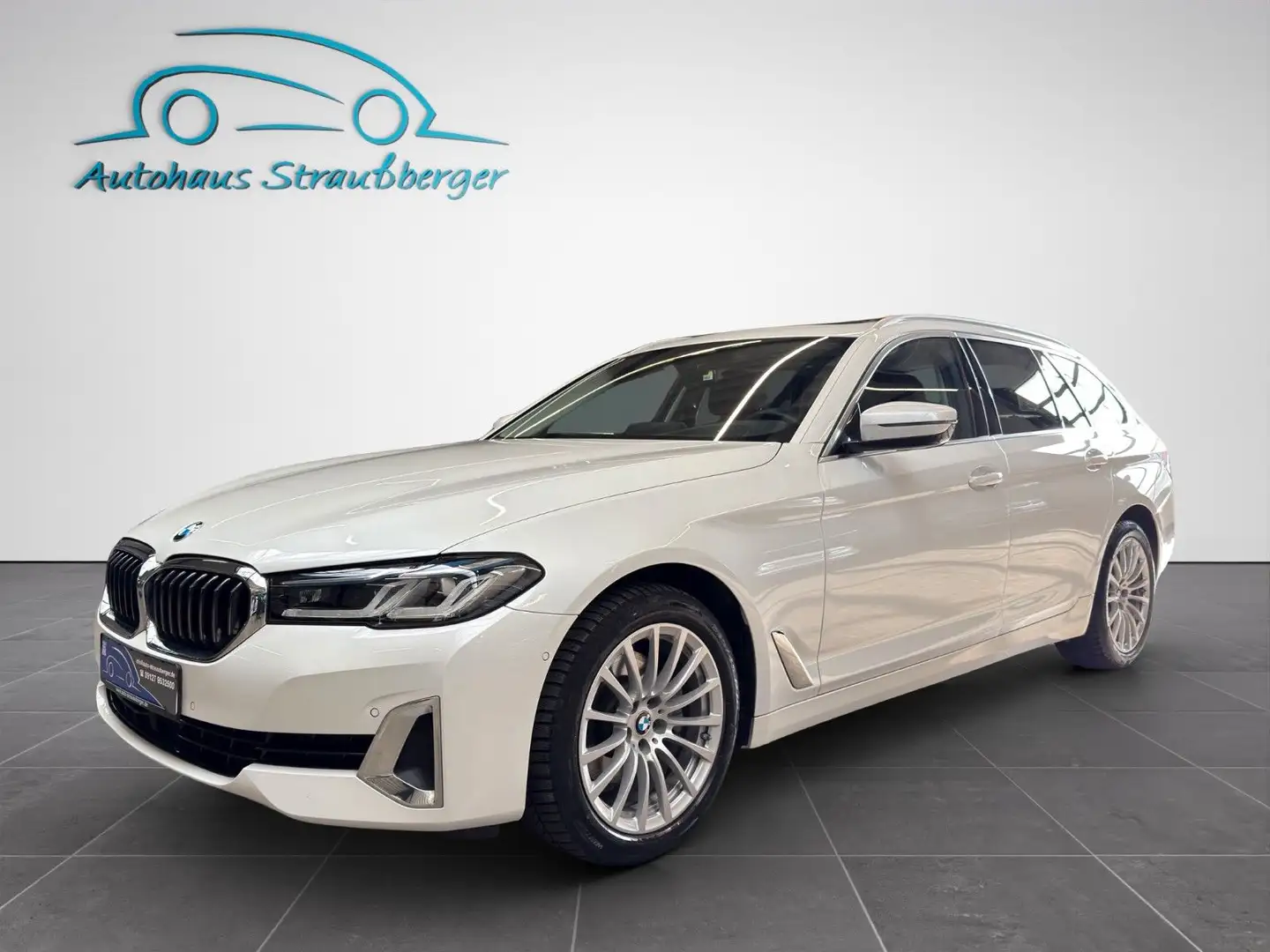 BMW 520 i Luxury Line ACC Szb Pano Ahk 360° Laser Lhz Weiß - 2