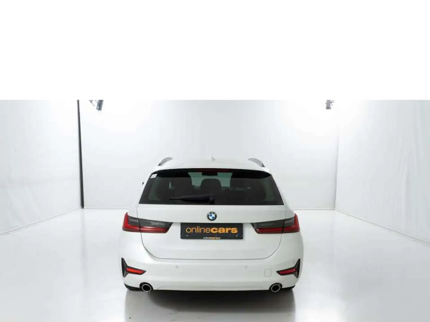 BMW 318 d Touring Aut LASER LEDER DIGITAL-TACHO NAVI Blanc - 2
