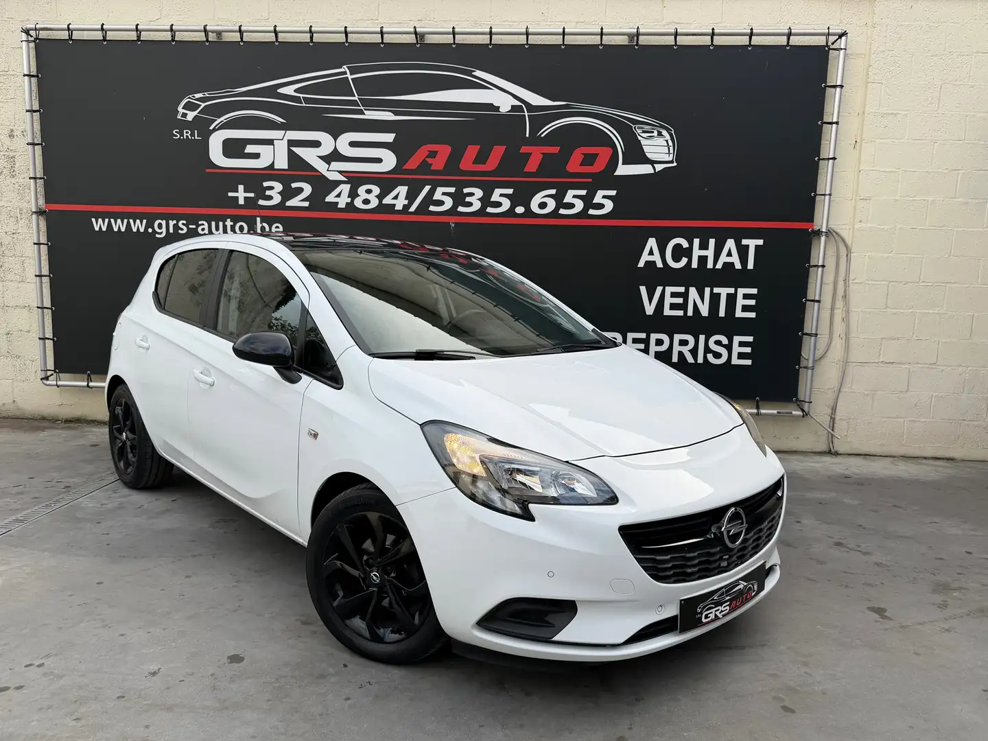 Opel Corsa Corsa 1.2i Black Edition 1ER PROP./NAVI/GARAN 1AN Wit - 1