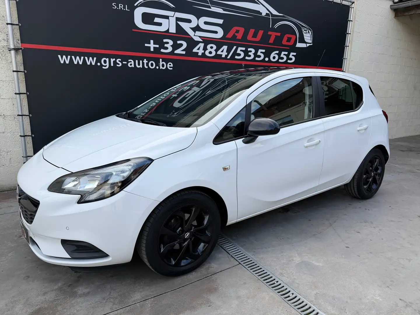 Opel Corsa Corsa 1.2i Black Edition 1ER PROP./NAVI/GARAN 1AN Wit - 2