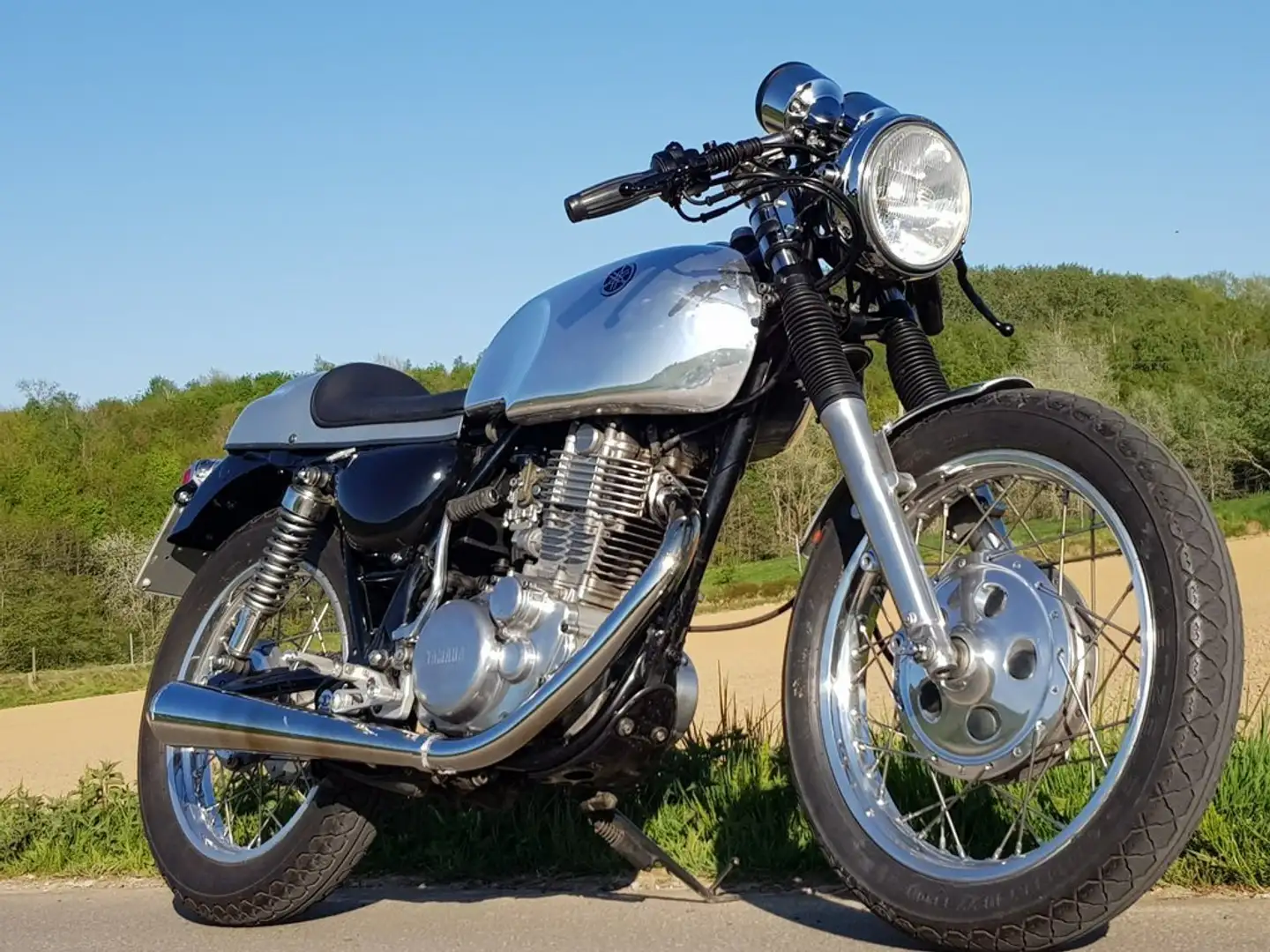 Yamaha SR 500 Argintiu - 2