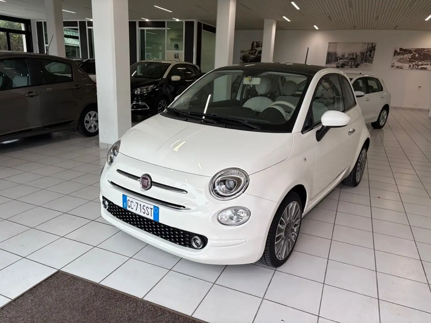 Fiat 500 500 III 2015 1.2 Lounge 69cv Bianco - 2