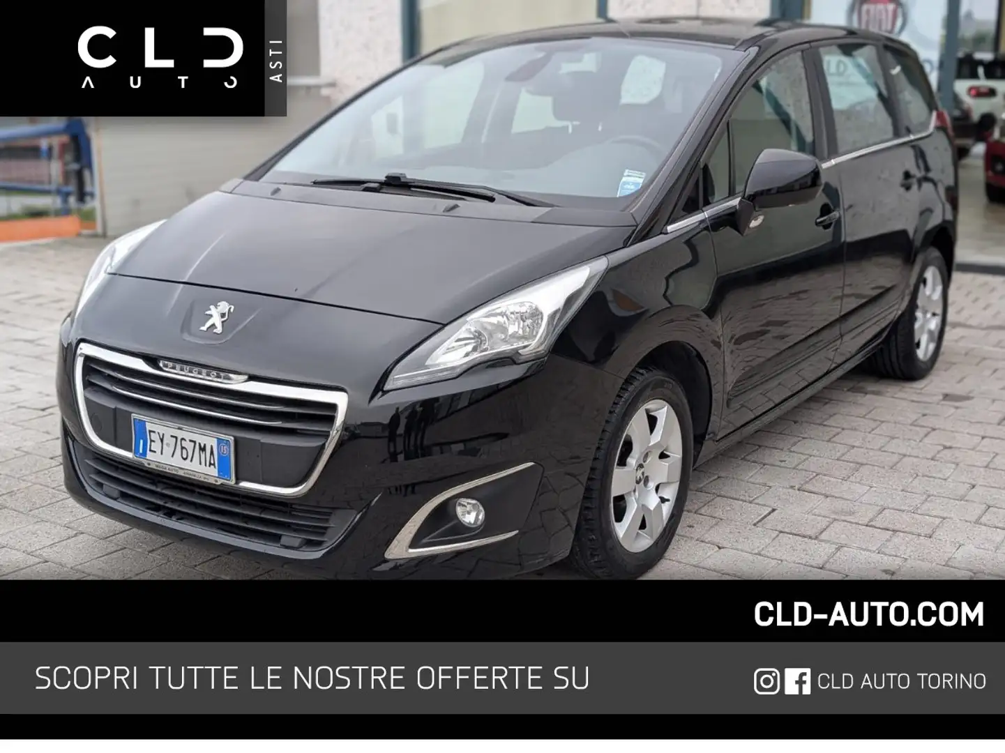 Peugeot 5008 1.6 hdi 8v Business 115cv 7posti Noir - 1