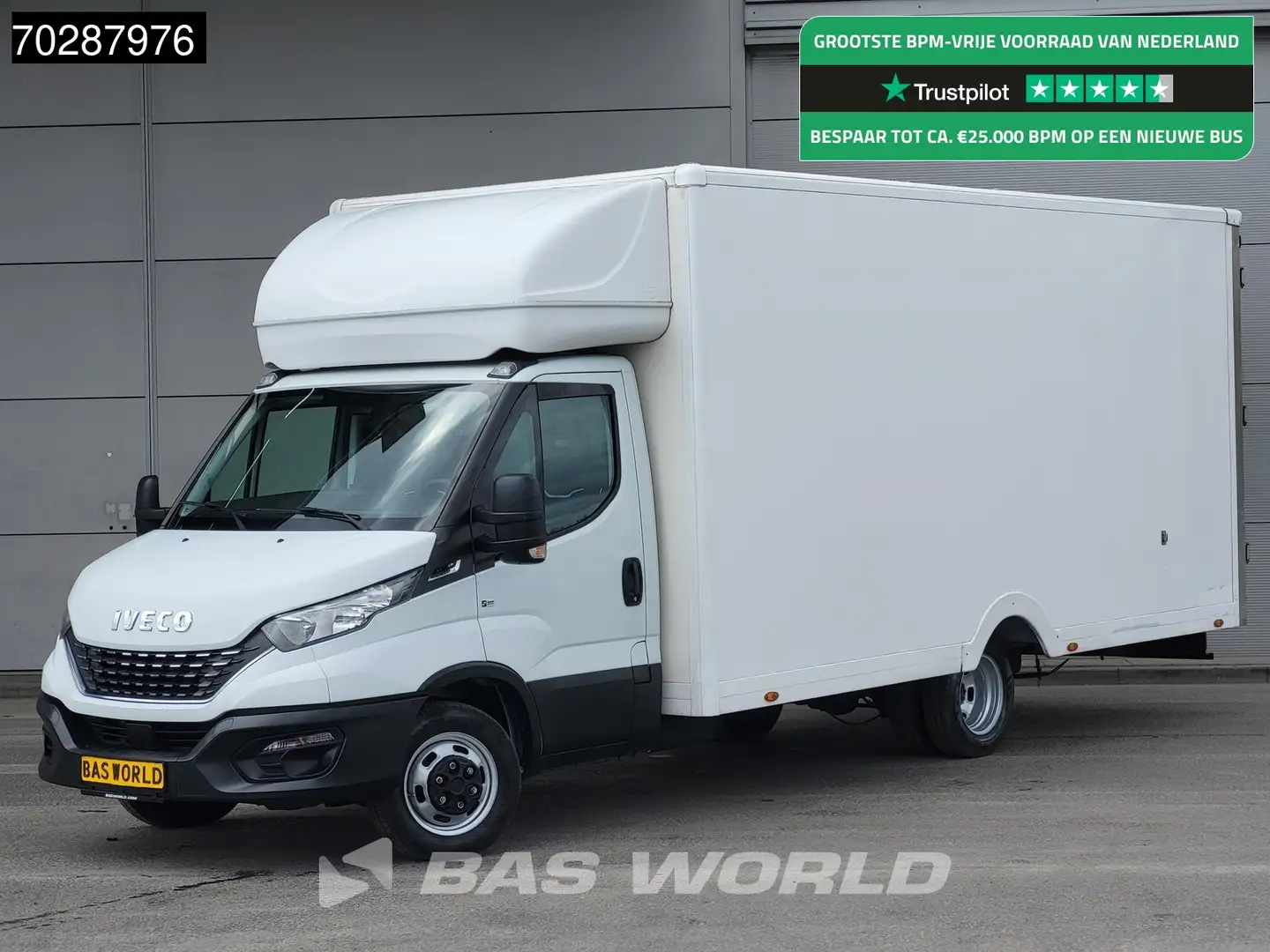 Iveco Daily 35C14 Automaat Luchtvering 530cm lang! Verkoopwage Wit - 1