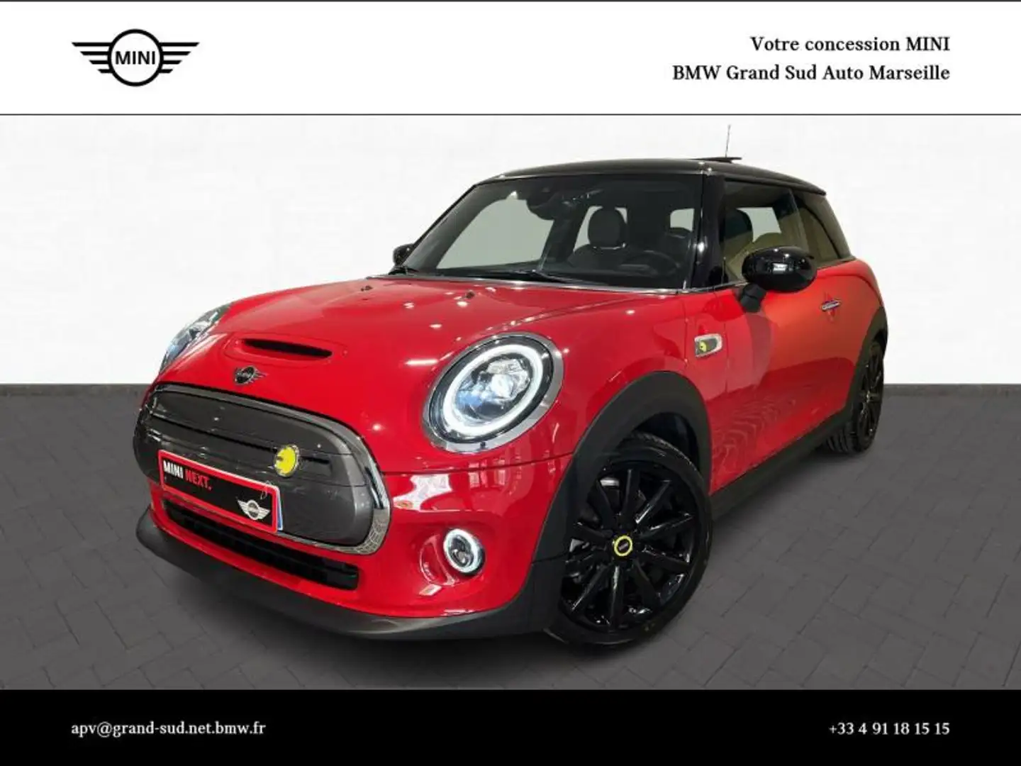 MINI Cooper SE Cooper SE 184ch Edition Greenwich BVA Rouge - 1