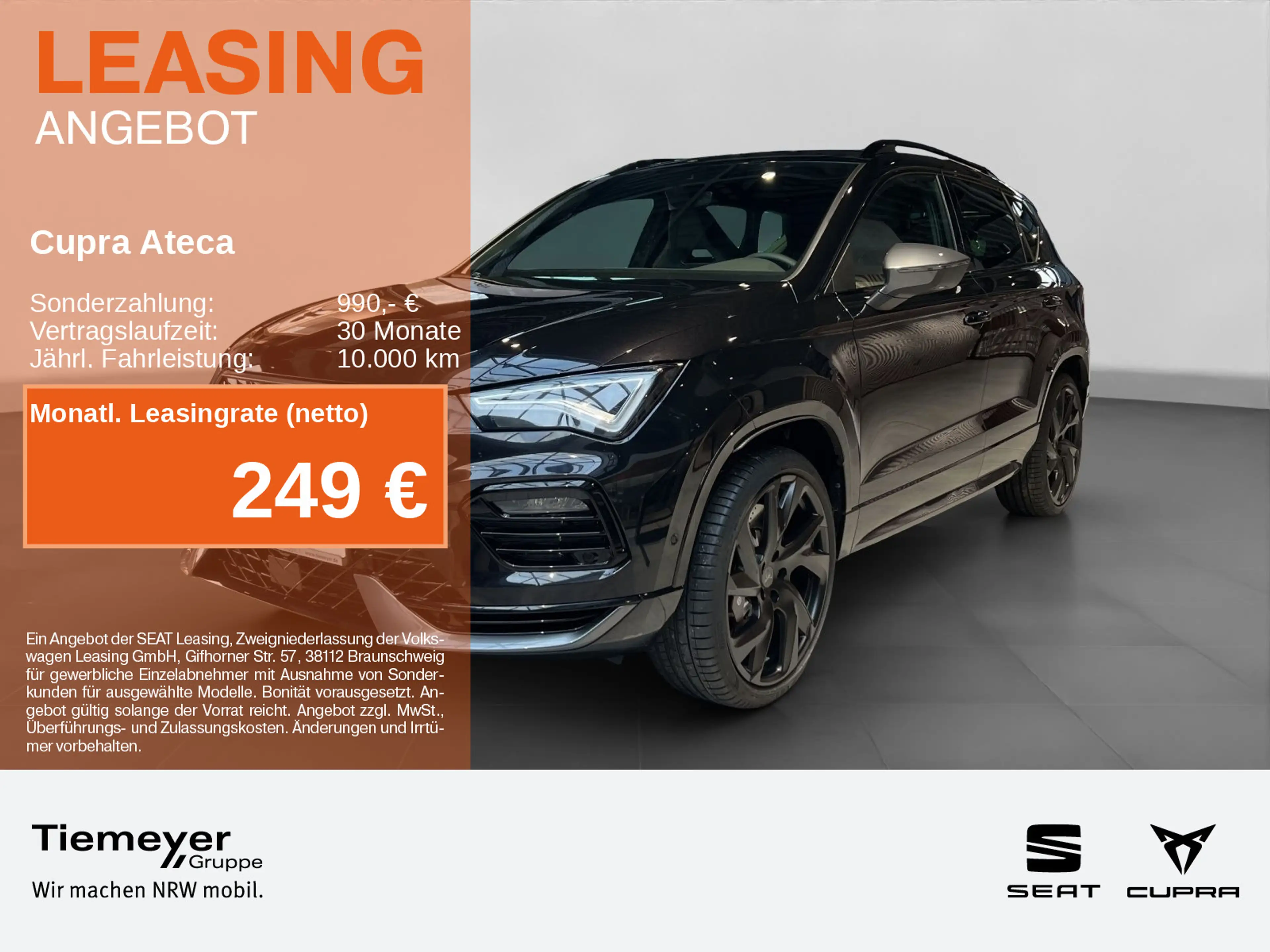 CUPRA Ateca 2.0 TSI DSG VZ 4DRIVE AREA VIEW NAVI AHK B