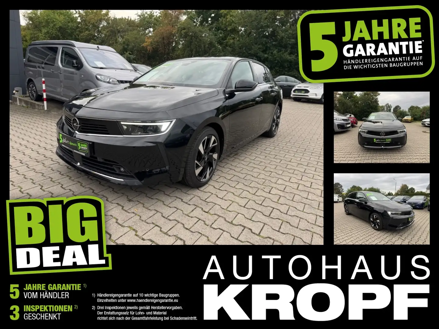 Opel Astra L 1.2 Turbo Elegance **LED SHZ ALU KLIMA** Noir - 1