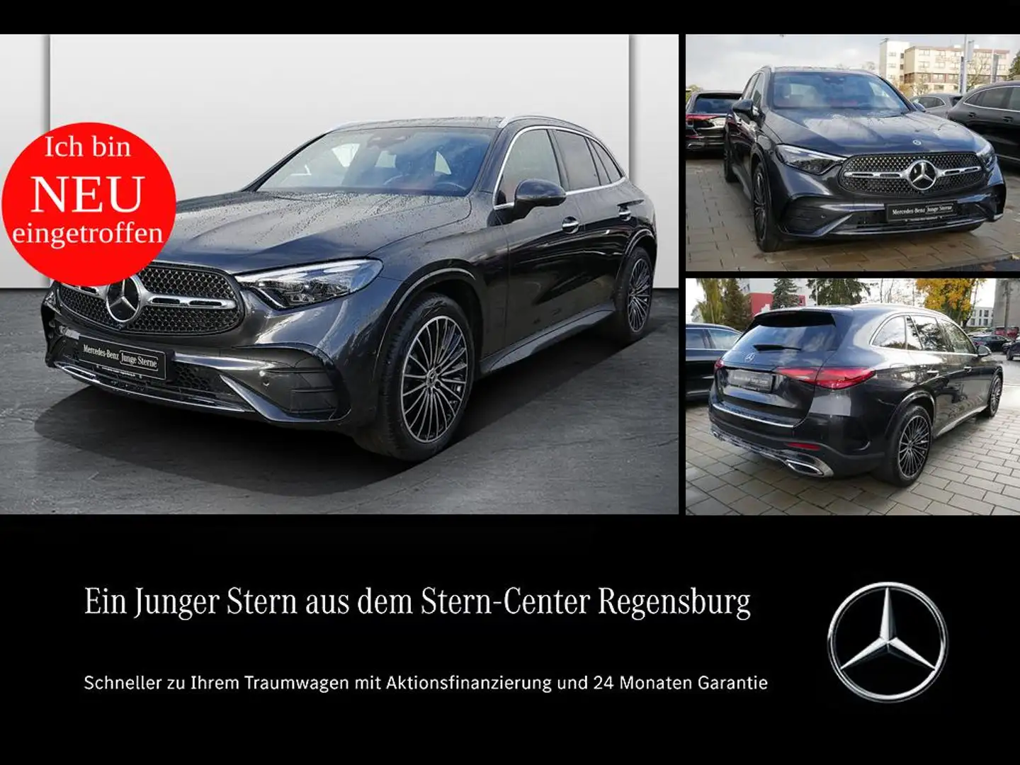 Mercedes-Benz GLC 450 d 4M+AMG Prem.PLUS+DIST+MEMORY+PANO+AHK+ Gris - 1