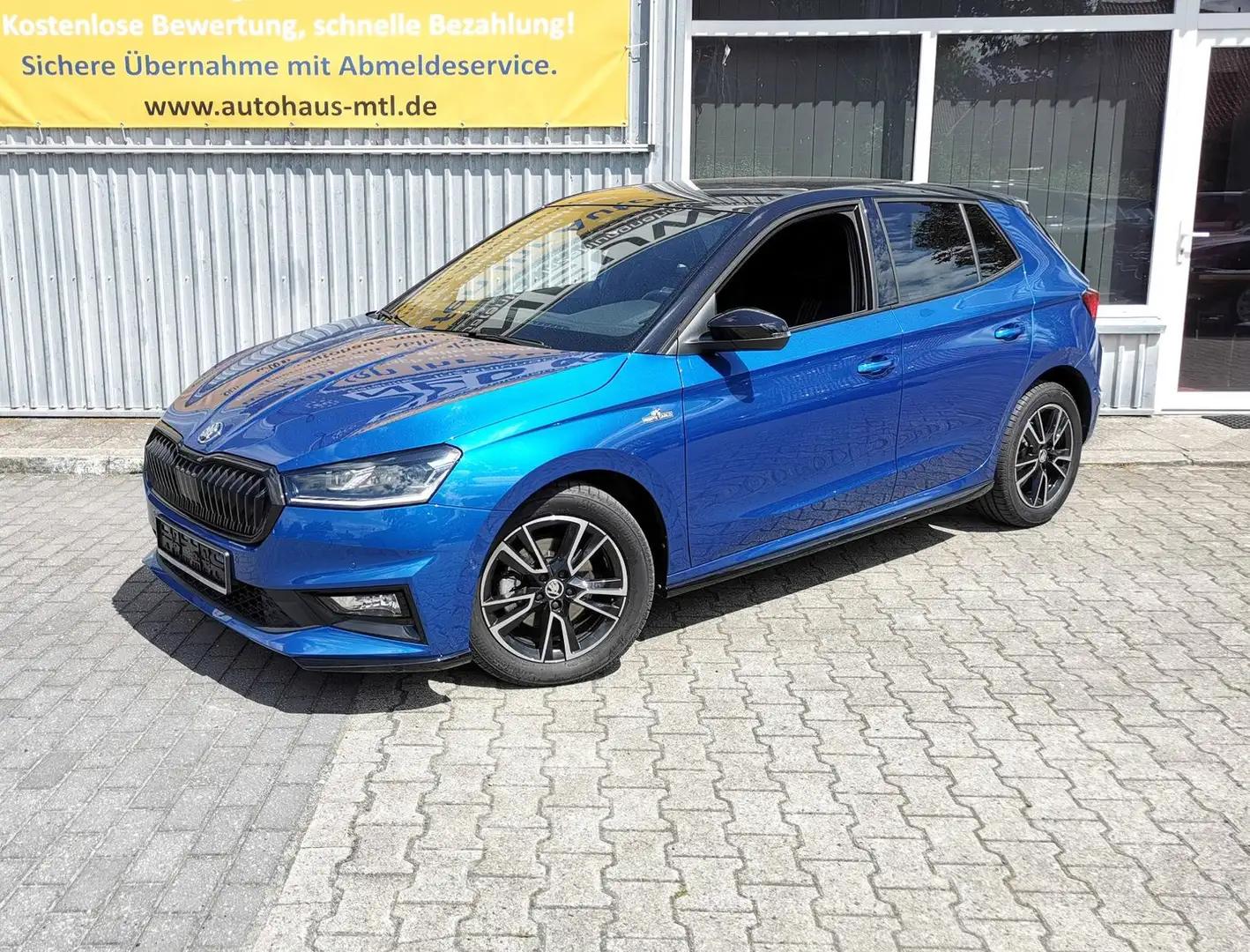 Skoda Fabia 1.0l TSI 85kW Monte Carlo Pano 3x Heizung Blu/Azzurro - 1