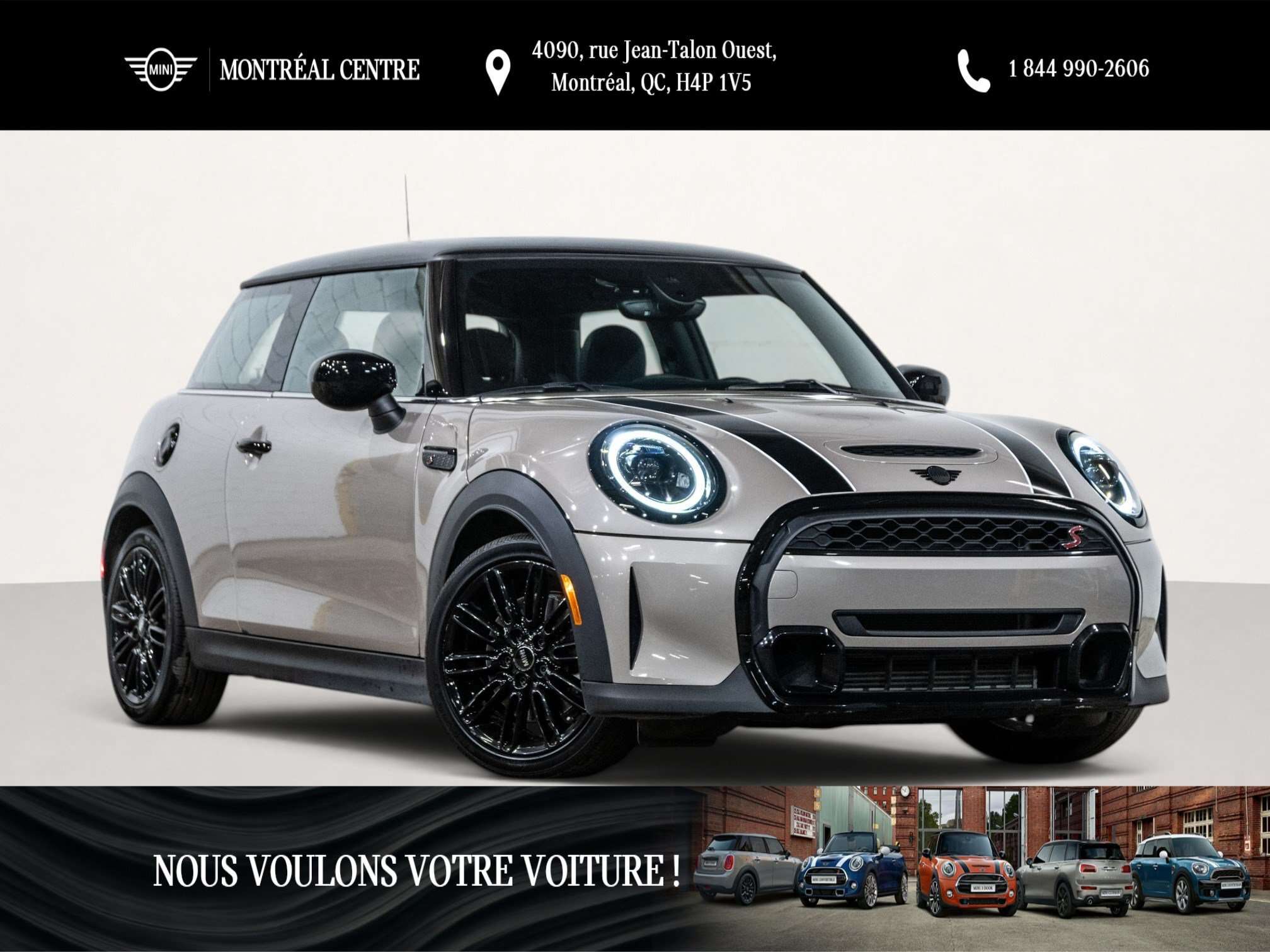 2023 MINI 3 Door Cooper S | Ligne Premier 2.0 | Toit ouvrant pano.