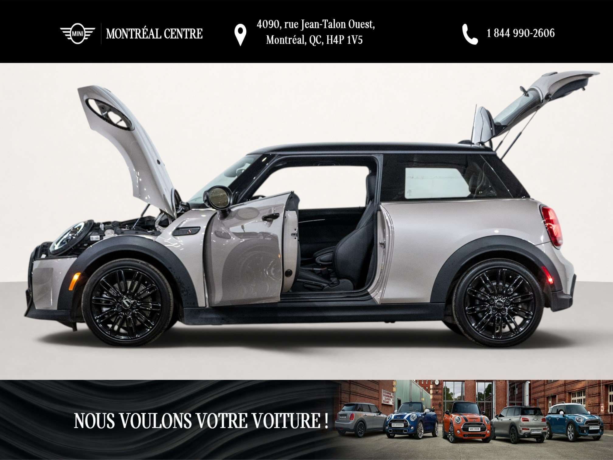 2023 MINI 3 Door Cooper S | Ligne Premier 2.0 | Toit ouvrant pano. — снимка 1