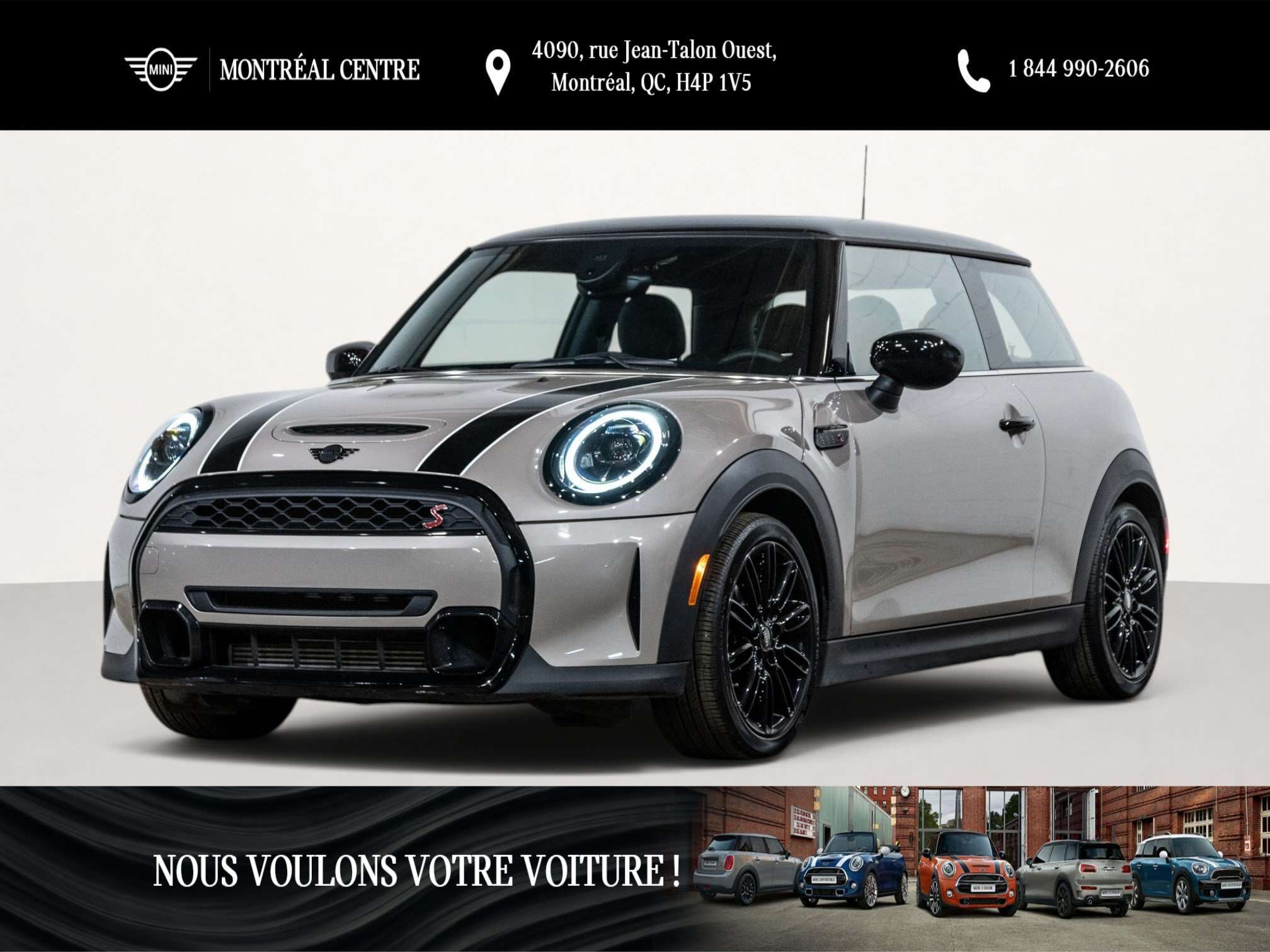 2023 MINI 3 Door Cooper S | Ligne Premier 2.0 | Toit ouvrant pano. — снимка 1