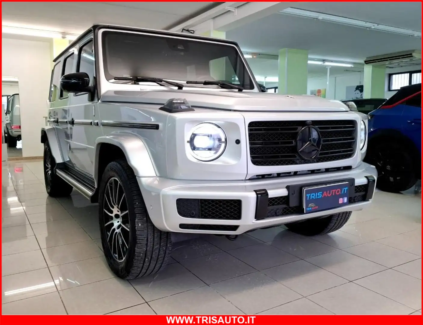 Mercedes-Benz G 400 d 3.0 Premium Plus (TETTO APRIBILE+ANDROID+APP Argento - 1