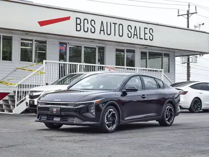 Black 2025 Kia K4 EX FWD Sedan Front-Wheel Drive Continuously Variable Transmission