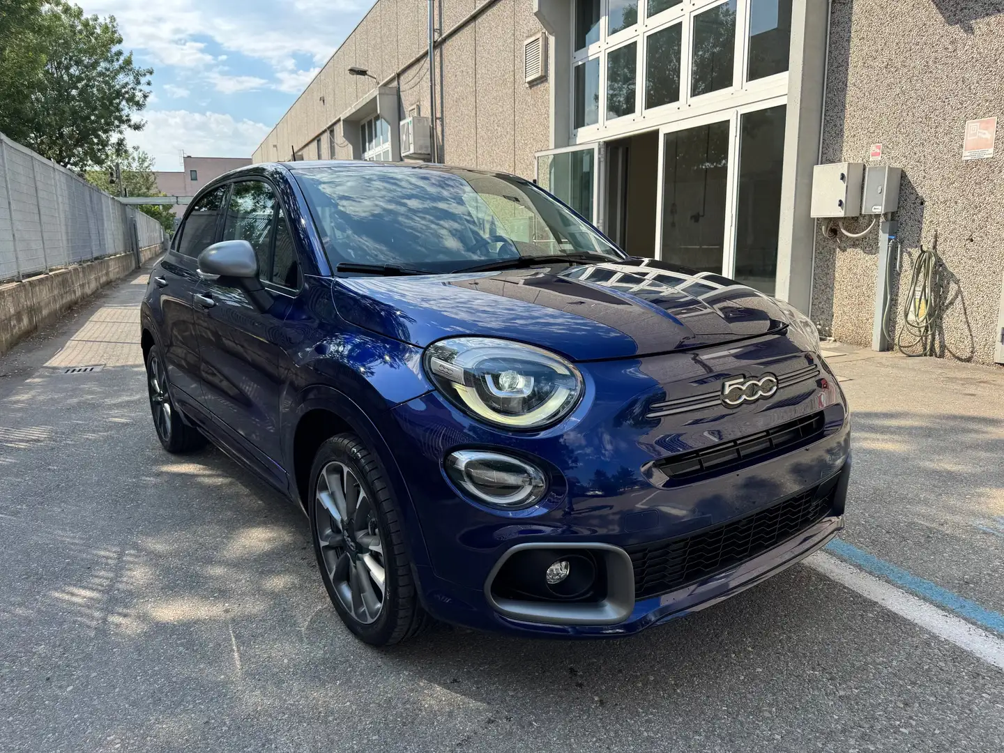 Fiat 500X Dolcevita 1.5 T4 Hybrid 130CV DCT NAVI+RETR. Blauw - 2