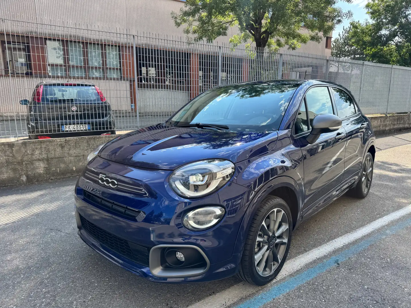 Fiat 500X Dolcevita 1.5 T4 Hybrid 130CV DCT NAVI+RETR. Blauw - 1