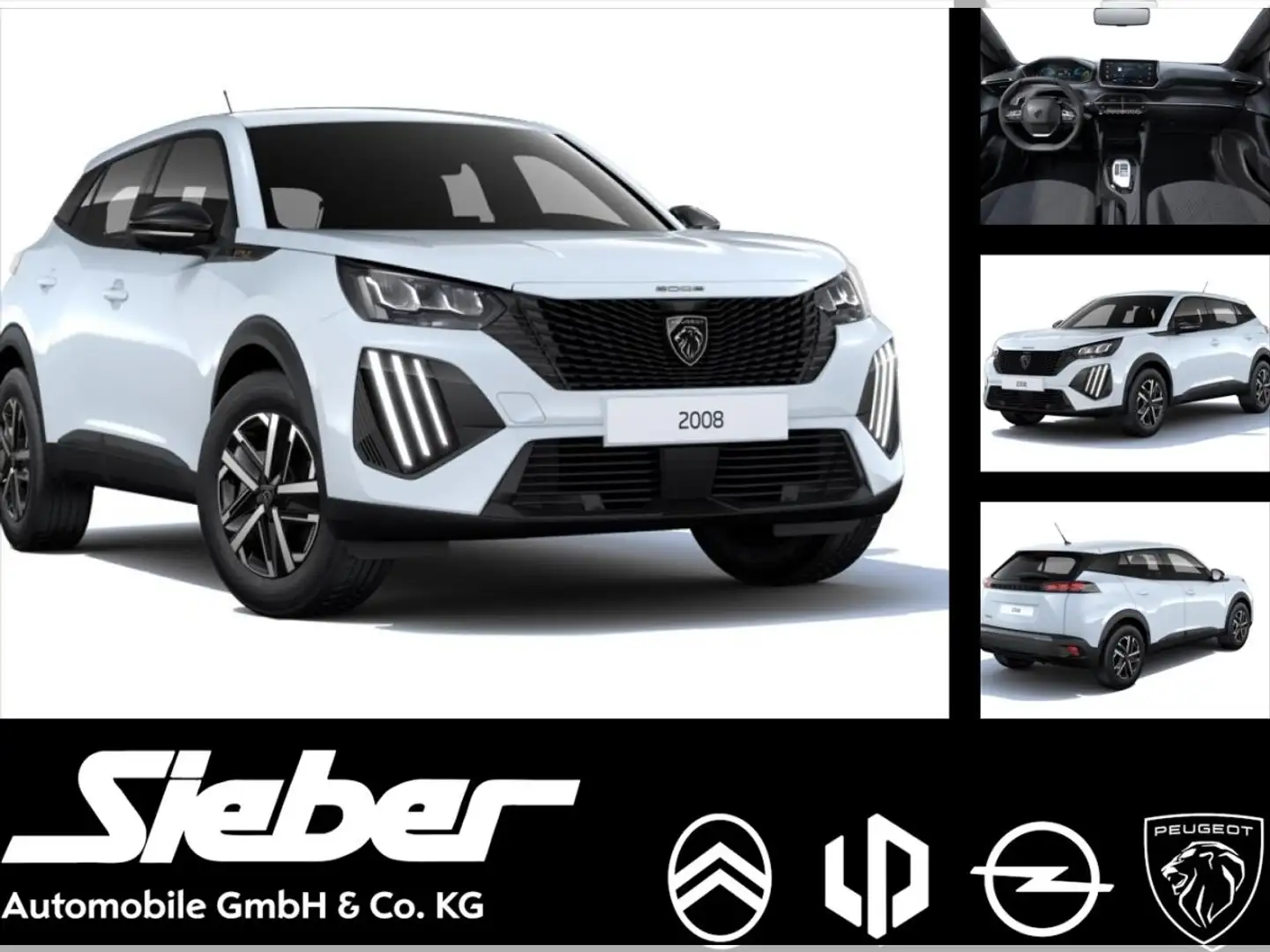 Peugeot 2008 Style Elektro Weiß - 1