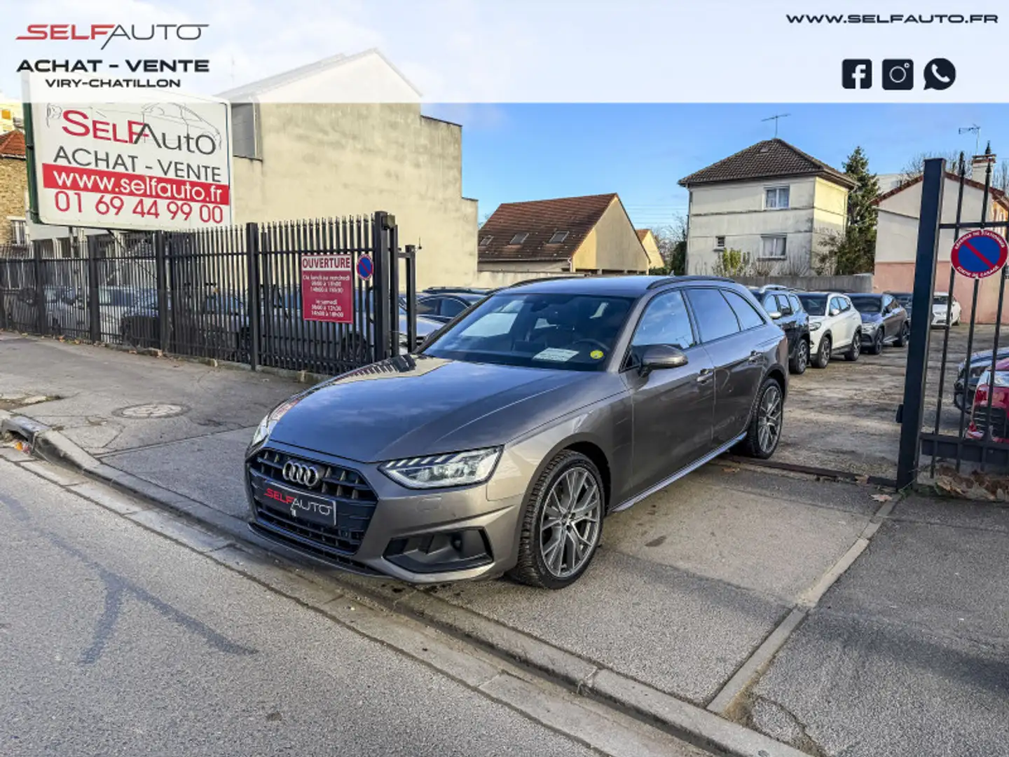 Audi A4 35 TDI 163CH AVUS S TRONIC 7 9CV Gris - 1