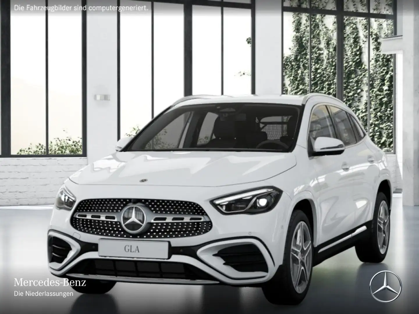 Mercedes-Benz GLA 180 AMG+360°+AHK+MULTIBEAM+TOTW+KEYLESS+7G Weiß - 2