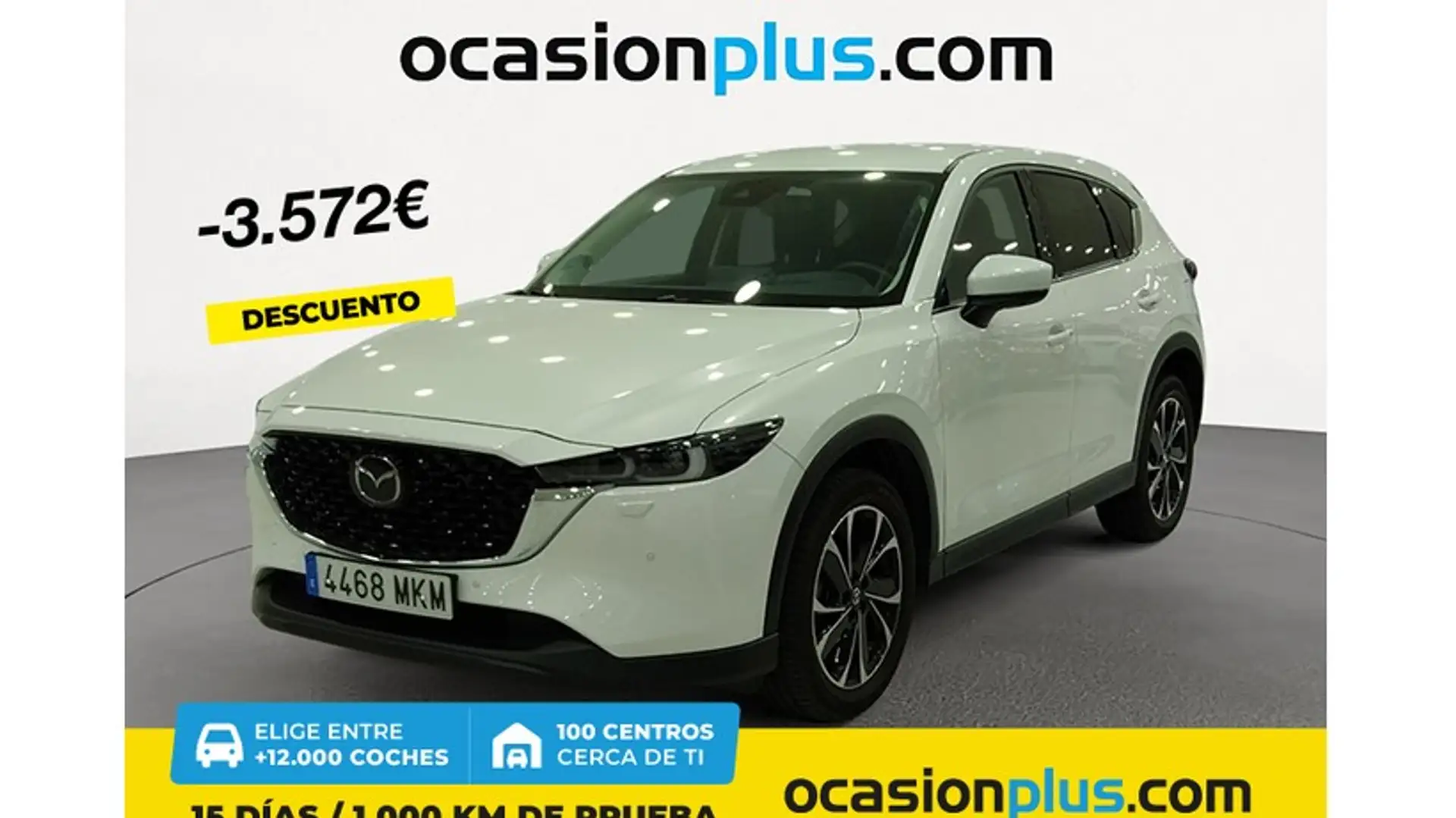 Mazda CX-5 2.5 e-Skyactiv-G MHEV Exclusive-Line 2WD Aut. 141k Blanco - 1