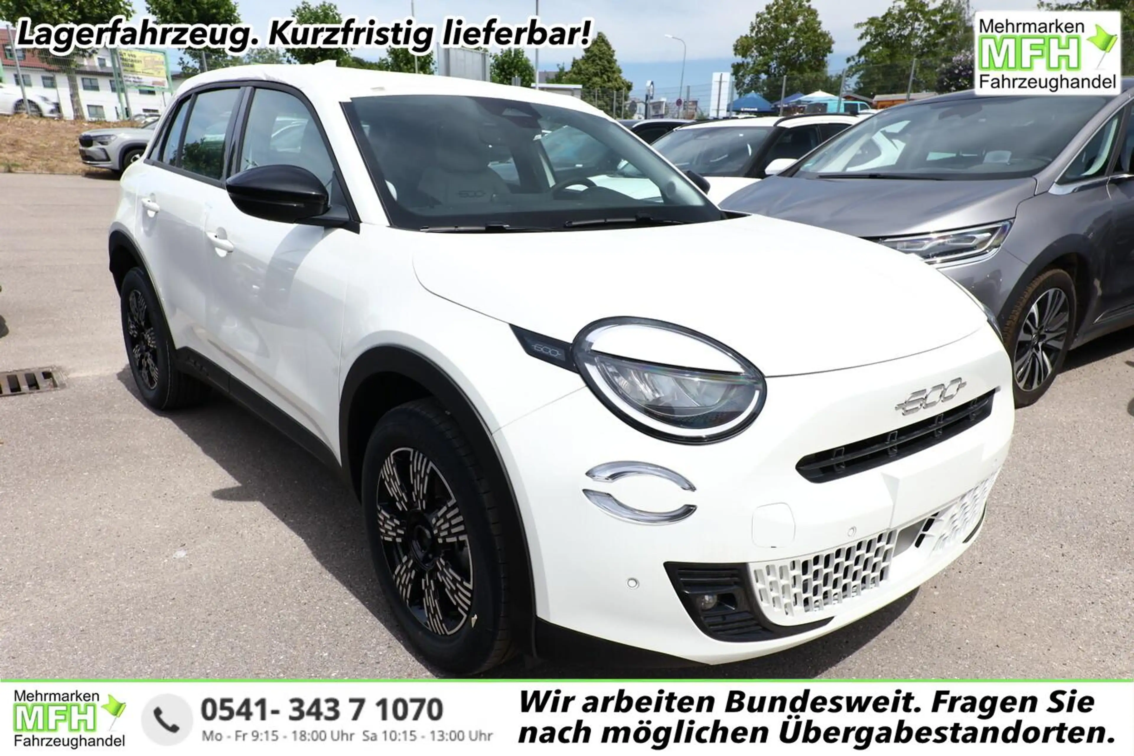 Fiat 600 Hybrid ICON SHZ Keyl Nav Kam 2xPDC LED CarP 100...