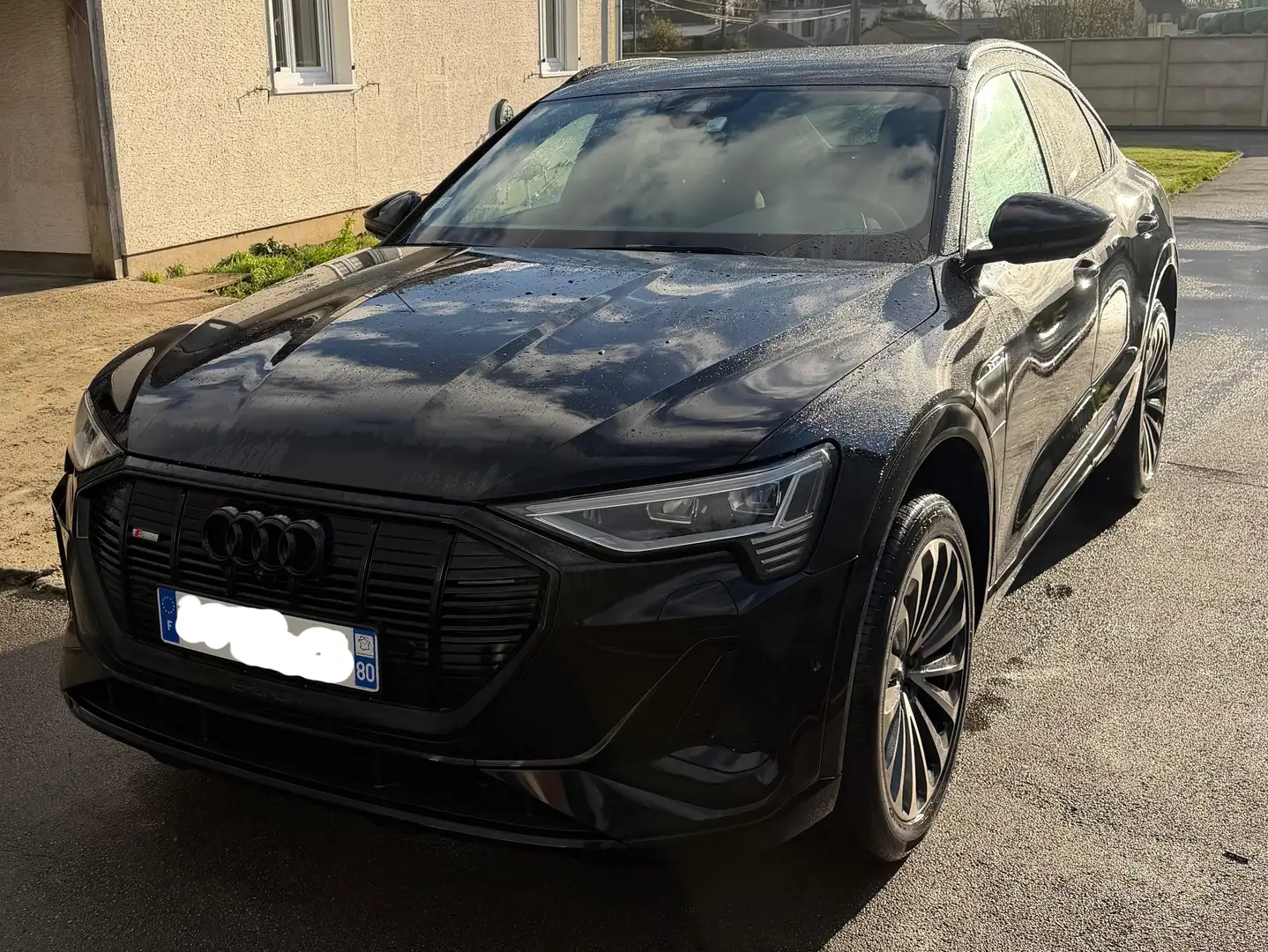 Audi e-tron e-tron Sportback 50 quattro 313 ch S line Noir - 2