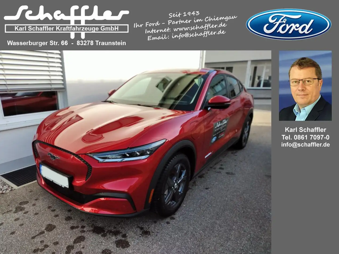 Ford Mustang Mach-E Basis Rot - 1