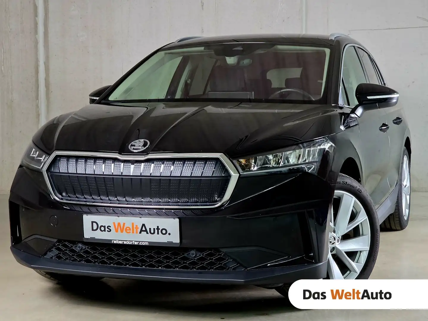 Skoda Enyaq 80 Schwarz - 1
