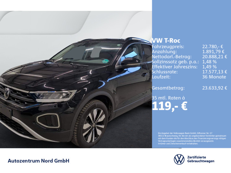 Volkswagen T-Roc 1.0 TSI Goal NAVI+LED+ACC+SITZHZG+DIG. COC — photo 2