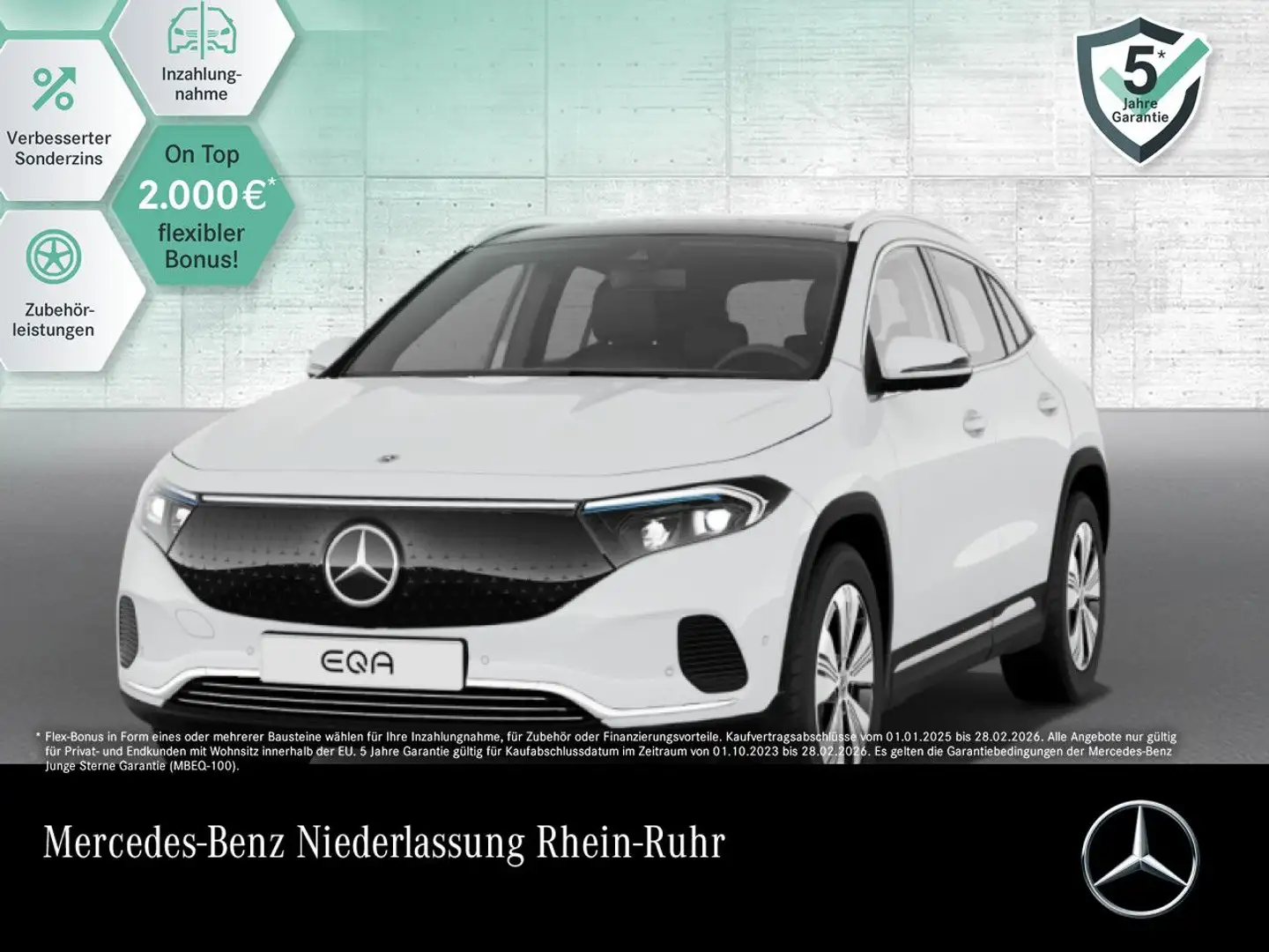 Mercedes-Benz EQA 250 PROG+ADVANCED+PANO+KAMERA+SPUR Wit - 1