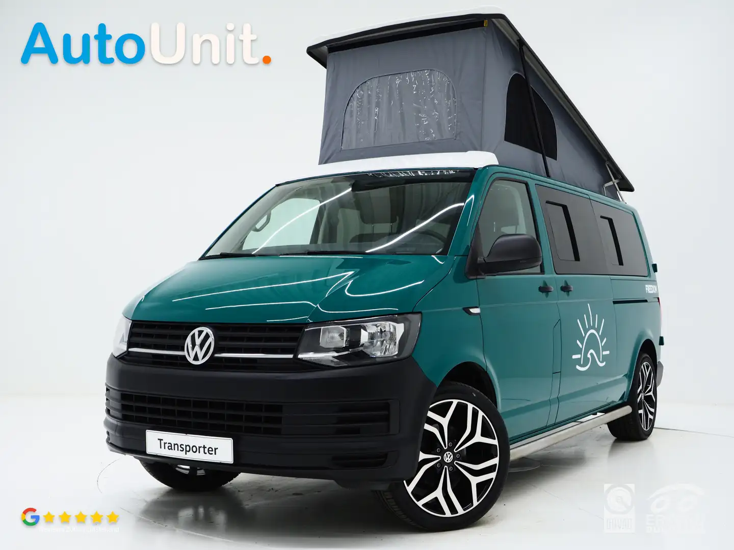 Volkswagen Transporter 2.0 TDI L2 Camper Freedom | Hefda Groen - 1