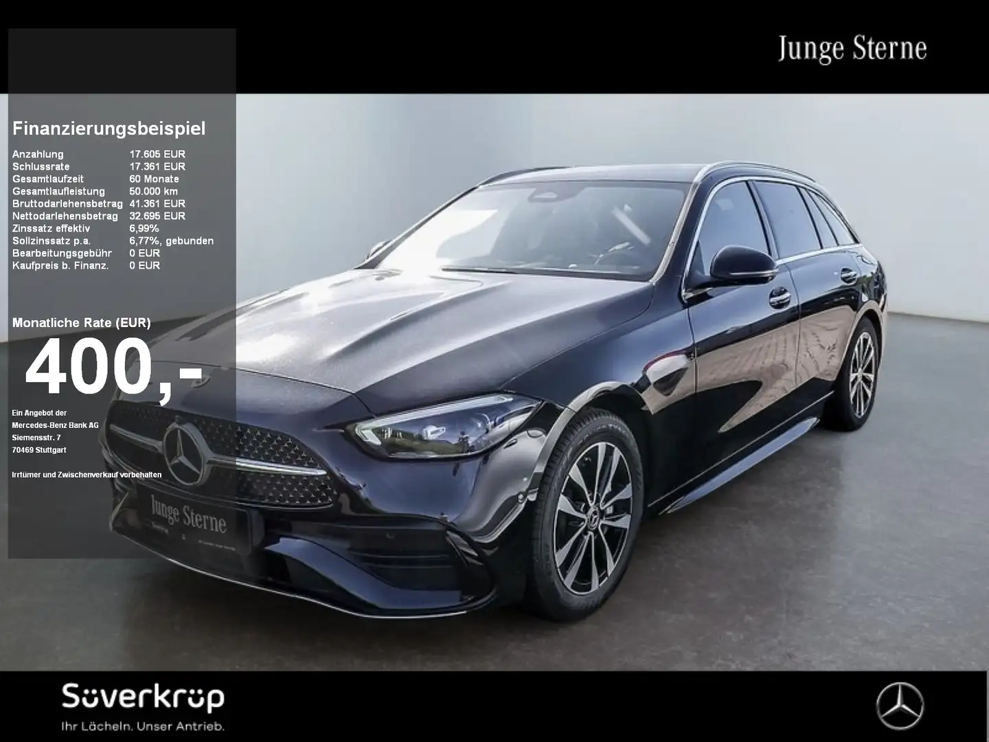 Mercedes-Benz C 300 de T 4M // Noir - 1