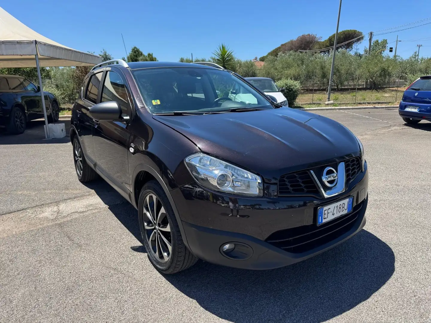 Nissan Qashqai 1.6 GPL N-TEC TETTO NAVI 2010 Paars - 2