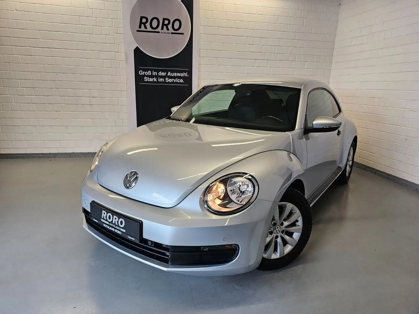 Volkswagen Beetle 1.2 TSI Coupe BMT + 2xKlMAAUTO/PDC/AWR/SH Argent - 1