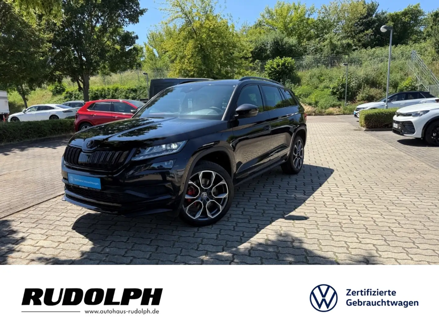 Skoda Kodiaq RS 4x4 2.0 Bi-TDI DSG LED Navi AHK SHZ StandHZG 36 Schwarz - 1