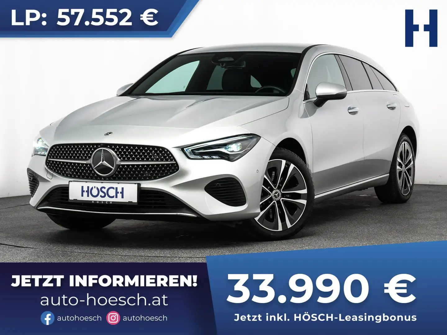 Mercedes-Benz CLA 250 e SB Progressive AHK AKTION -41% Silber - 1