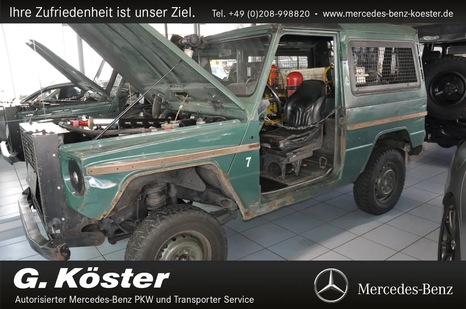 Mercedes-Benz G 290 G 290 Bergbaugeschichte Grubenfahrzeug 20 km/h Grün - 1