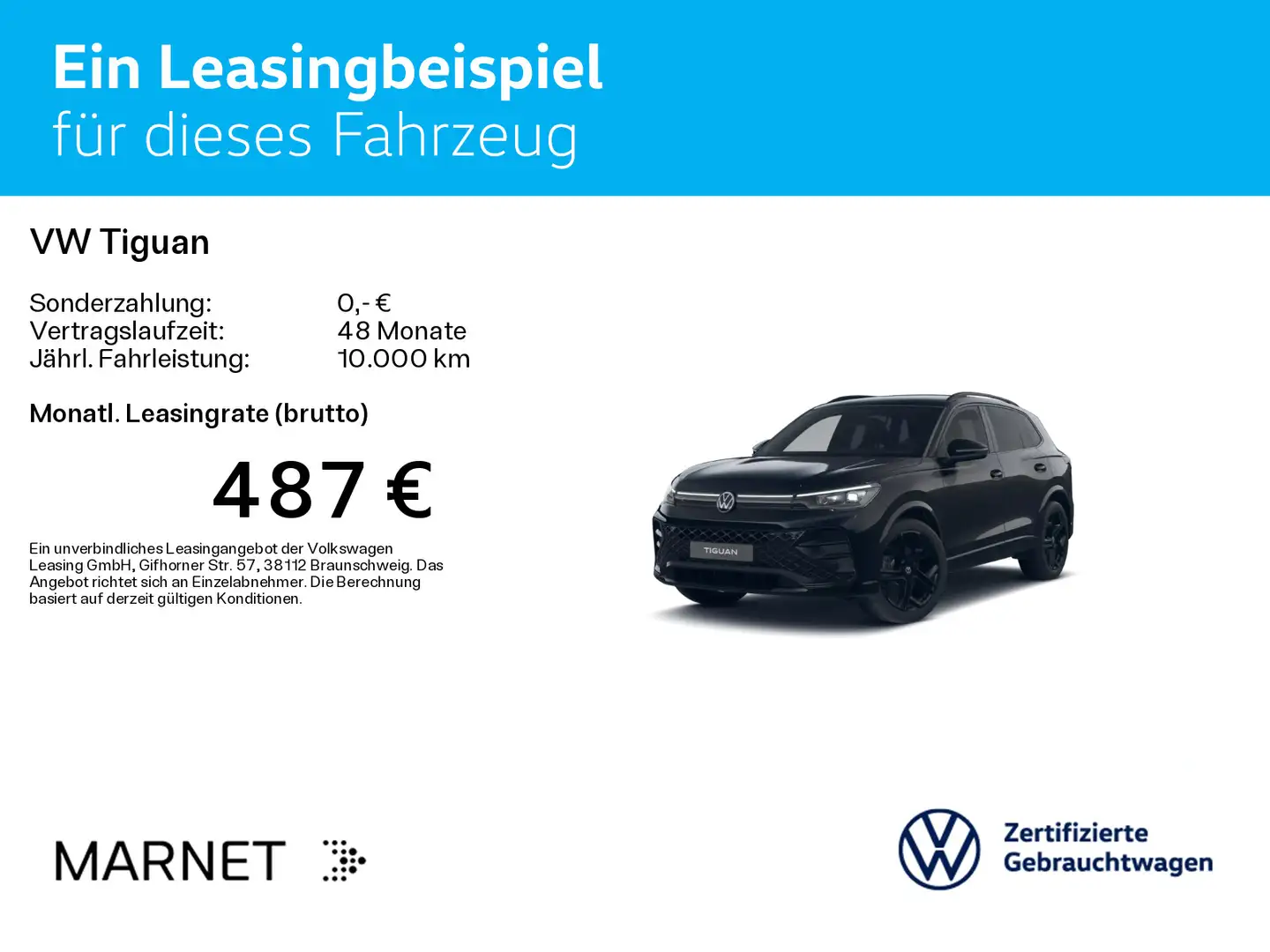 Volkswagen Tiguan 2.0 TDI DSG R-Line 4Motion Black Style Na Schwarz - 2