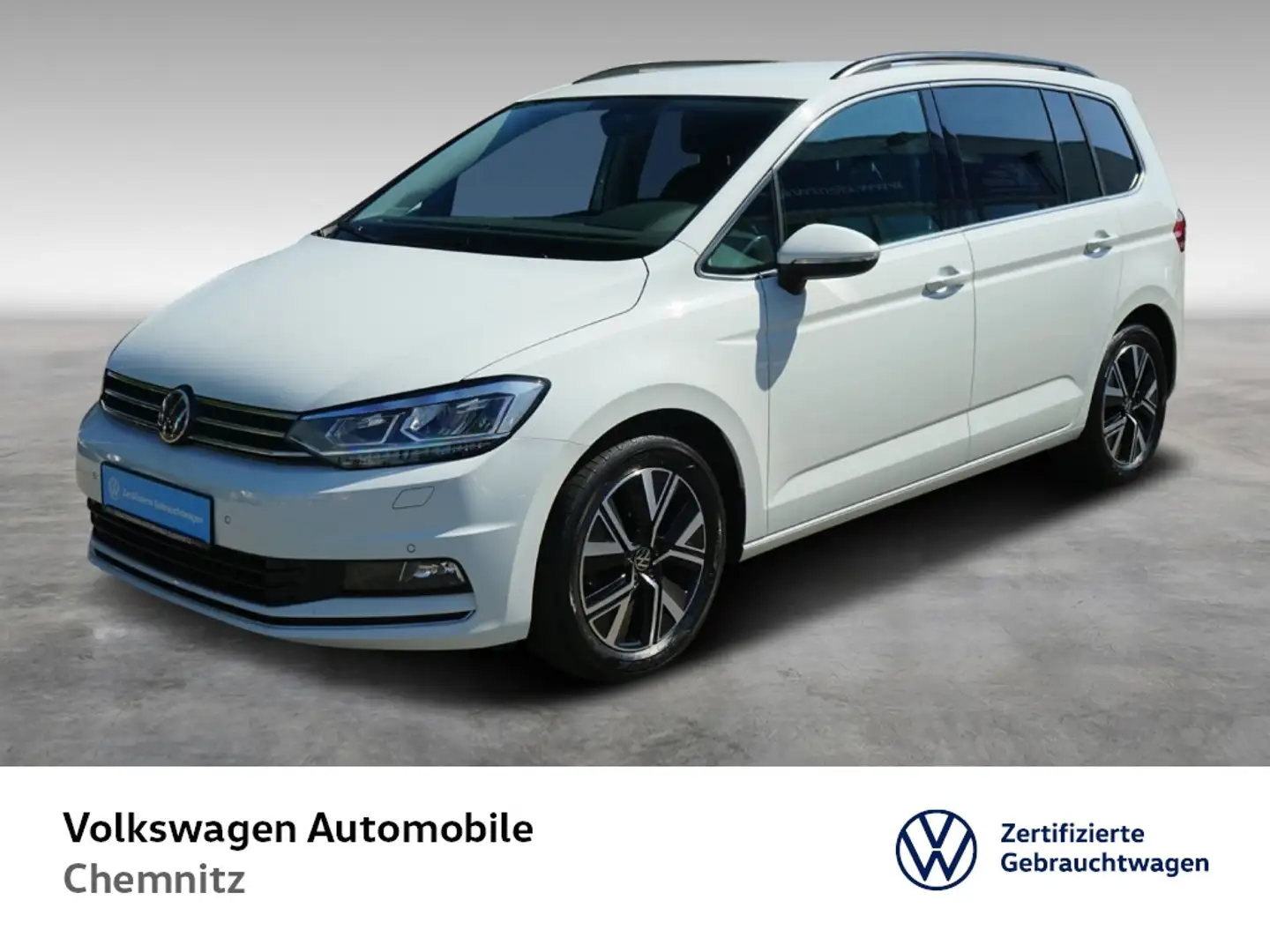Volkswagen Touran 2.0 TDI Highline AHK ACC DAB+ LED USB Blanc - 1