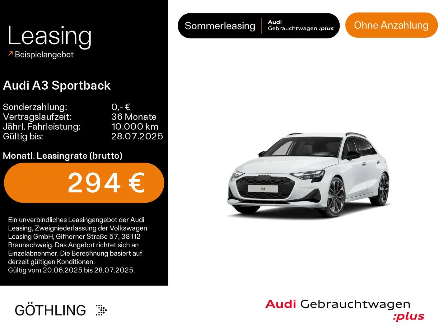 Audi A3 35 TDI S line S tro*Sonos*LED*Virtu Weiß - 1